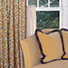 Pillow and curtains